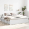 vidaXL, vidaXL Bettgestell Weiß 180x200 cm