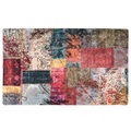 vidaXL Teppich Waschbar Patchwork Mehrfarbig 120x170 cm Rutschfest