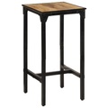 vidaXL Bartisch 60x55x107 cm Raues Massivholz Mango