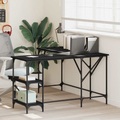 vidaXL Schreibtisch Schwarz 139x139x75 cm Holzwerkstoff