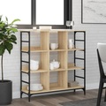 vidaXL Sideboard Sonoma-Eiche 102x32x103,5 cm Holzwerkstoff