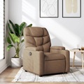 vidaXL, vidaXL Relaxsessel Braun Stoff