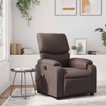 vidaXL Massagesessel Braun Kunstleder