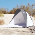 vidaXL Strandzelt Grau 268x223x125 cm 185T Taft