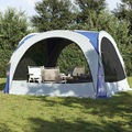 vidaXL Partyzelt Blau 360x360x215 cm 185T Taft