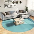 vidaXL Teppich OVIEDO Kurzflor Grün Ø 280 cm