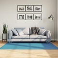 vidaXL Teppich OVIEDO Kurzflor Türkis 120x170 cm