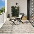 vidaXL Teppich ARBIZU Indoor und Outdoor Vintage-Design 240x340 cm