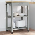 vidaXL Küchenwagen MONZA 60x40x90 cm Massivholz Kiefer