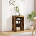 vidaXL Sideboard mit LED-Leuchten Räuchereiche 41x37x67 cm