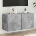 vidaXL TV-Wandschrank Betongrau 80x30x41 cm