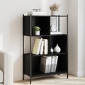 vidaXL Bücherregal Schwarz 72x28x109 cm Holzwerkstoff