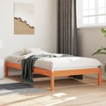 vidaXL Tagesbett Wachsbraun 90x190 cm Massivholz Kiefer