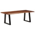 vidaXL Couchtisch Honigbraun 110x55x40 cm Massivholz Akazie