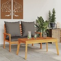 vidaXL, vidaXL Gartensofa-Set mit Kissen Massivholz Akazie