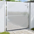 vidaXL Gartentor 100x100 cm Edelstahl