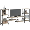 vidaXL TV-Schrank Sonoma-Eiche 206,5x28,5x95 cm Holzwerkstoff