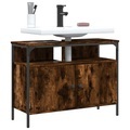 vidaXL Waschbeckenunterschrank Räuchereiche 60x30x60 cm Holzwerkstoff