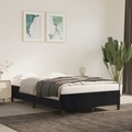 vidaXL Bettgestell Dunkelgrau 120x190 cm Samt