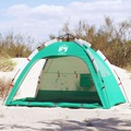 vidaXL Strandzelt 2 Personen Seegrün Quick Release Wasserdicht