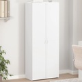 vidaXL Aktenschrank Weiß 60x32x153 cm Holzwerkstoff