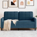 vidaXL 2-Sitzer-Sofa Blau 140 cm Samt