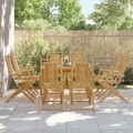 vidaXL, vidaXL Gartenstühle 8 Stk. Klappbar 53x66x99 cm Bambus