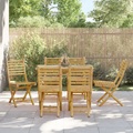 vidaXL, vidaXL Gartenstühle 6 Stk. Klappbar 43x54x88 cm Bambus
