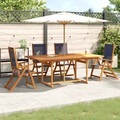 VidaXL - Garten essgruppe akazienholz, One Size, Braun
