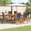 VidaXL - Garten essgruppe akazienholz, One Size, Braun
