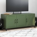 vidaXL TV-Schrank Olivgrün 100,5x39x43,5 cm Kaltgewalzter Stahl