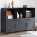 vidaXL Sideboard Anthrazit 100,5x39x72 cm Kaltgewalzter Stahl