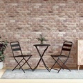 vidaXL 3D-Wandpaneele 10 Stk. Braun 100x50 cm EPS