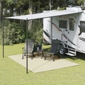 vidaXL, vidaXL Campingteppich Creme 3,5x2,5 m