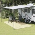 vidaXL, vidaXL Campingteppich Creme 4,5x2,5 m