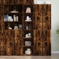 vidaXL Highboard Räuchereiche 40x41x185 cm Holzwerkstoff