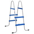 vidaXL, vidaXL Pool-Leiter für Aufstellpools 84 cm Stahl und Kunststoff