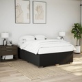 vidaXL Bettgestell Schwarz 140x200 cm Stoff
