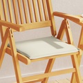 vidaXL, vidaXL Garten-Sitzkissen 2 Stk. Creme 45x45x2 cm Quadratisch