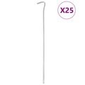 vidaXL Zeltheringe 25 Stk. 30 cm Ø5 mm Verzinkter Stahl