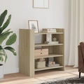 vidaXL Sideboard Sonoma-Eiche 73,5x35x75 cm Holzwerkstoff
