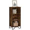 vidaXL Bücherregal Räuchereiche 50x31x106 cm Holzwerkstoff