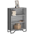vidaXL Bücherregal Grau Sonoma 80x31x106 cm Holzwerkstoff