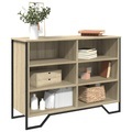 vidaXL Sideboard Sonoma-Eiche 101x35,5x74,5 cm Holzwerkstoff