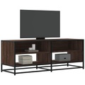 vidaXL TV-Schrank Braun Eiche-Optik 120,5x40x46cm Holzwerkstoff Metall