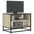 vidaXL TV-Schrank Sonoma-Eiche 61x40x46 cm Holzwerkstoff und Metall