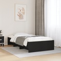 vidaXL Bettgestell Schwarz 90x200 cm Holzwerkstoff