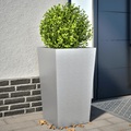 vidaXL Pflanzkübel 2 Stk. 45x45x75 cm Verzinkter Stahl