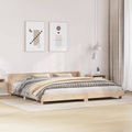 vidaXL Massivholzbett mit Kopfteil 200x200 cm Kiefer