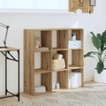 vidaXL Bücherregal Artisan-Eiche 102x32x102 cm Holzwerkstoff